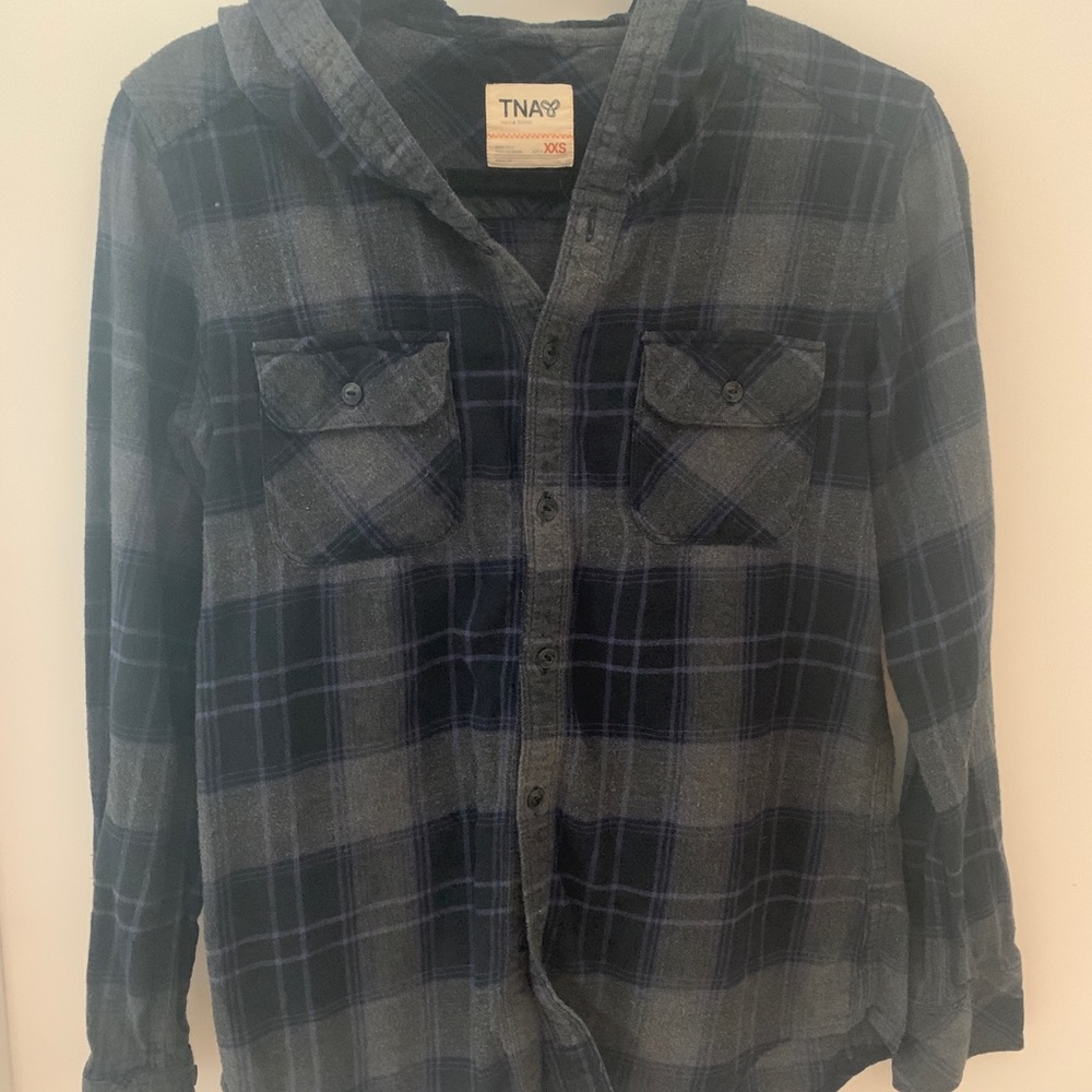 Aritizia flannel with hood